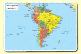 Map of South America Placemat