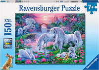 Unicorns in the Sunset Glow (150 XXL Piece) Puzzle