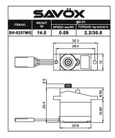 Micro Digital MG Servo .09/30 6V