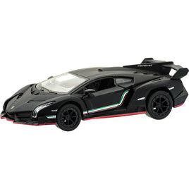 Diecast Lamborghini Veneno Pull Back (Red and Black)