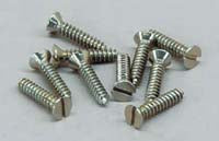 Flat Head Wood Screws (#2 x 1/2) (10)