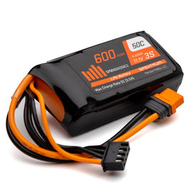 600mAh 3S 11.1V 50C LiPo Battery; IC2