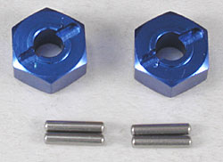 Traxxas Stampede / Rustler Wheel Hubs Aluminum (2)