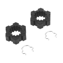 Wheel Hubs Hex & Clips X-MAXX (2)