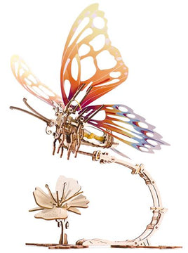 Wooden Butterfly Mechanical Model Kit