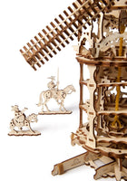 Wooden Tower Windmill Mechanical Model Kit