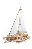 Wooden Trimaran Merihobus Mechanical Model Kit