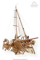 Wooden Trimaran Merihobus Mechanical Model Kit