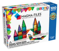 Magna-Tiles Clear Colors 100-Piece Set