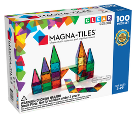 Magna-Tiles Clear Colors 100-Piece Set