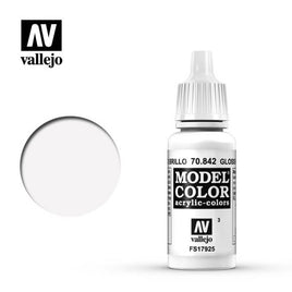 Gloss White (#2) Model Color Acrylic Paint 17 ml