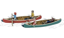 Canoers HO Scale