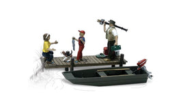 Family Fishing HO Scale