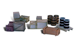 Assorted Crates Freight O Scale