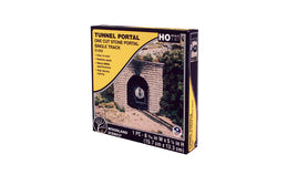 Cut Stone Single Tunnel Portal HO Scale