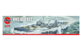 HMS Belfast (1/600 Scale) Plastic Boat Model Kit