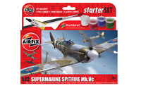 Supermarine Spitfire Starter Set (1/72 Scale) Aircraft Model Kit