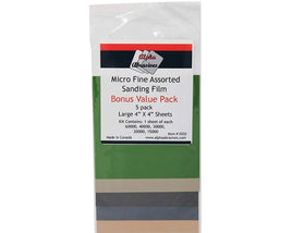 Alpha Abrasives Micro Fine Assorted Sanding Films 202