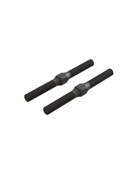 Arrma Steel Turnbuckle M4x48mm Black (2-pack)