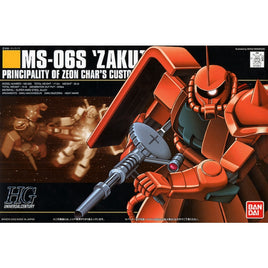 HGUC MS-06S Zaku 2 (1/144 Scale) Plastic Gundam Model Kit