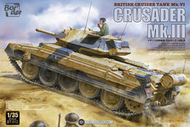 Crusader MK.III British Cruiser Mk.VI (1/35 Scale) Plastic Military Model Kit