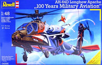 AH-64D Apache 100-Military Aviation (1/48 Scale) Helicopter Model Kit