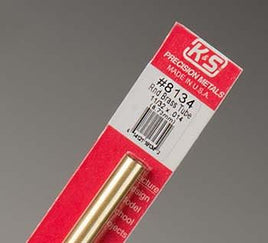 11/32" x 36" Single Round Brass Tube