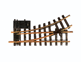 Left-Hand Electric Turnout R1 30 Degrees (4'3" Diameter)