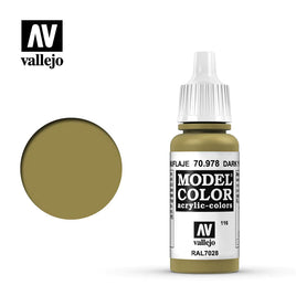 Dark Yellow (#116) Model Color Acrylic Paint 17mL