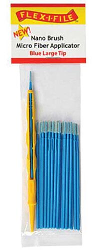 Nano Brush -- Large Tip & 1 Applicator Handle/Holder (blue) pkg(24)