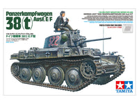 German Light Tank Panzerkampfwagen 38 Ausf.E/F (1/35 Scale) Plastic Military Model Kit