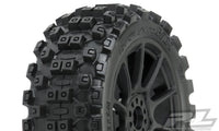 Badlands MX M2 1/8 MTD Mach 10 Black Wheels F/R