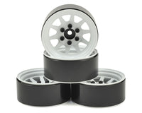 Stamped Steel 1.9 Beadlock Wheel White