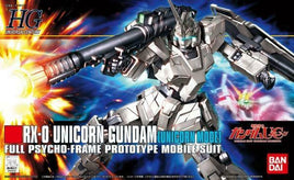 HG RX-0 Unicorn Gundam [Unicorn Mode] (1/144 Scale) Plastic Gundam Model Kit