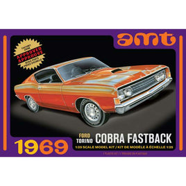 '69 Ford Torino Cobra Fastback (1/25 Scale) Plastic Vehicle Model Kit