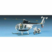 Hughes 500D Police Helicopter (1/48 Scale) Helicopter Model Kit