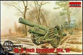 British BL 8-Inch Howitzer Mk.IV (1/35 Scale) Plastic Military Kit