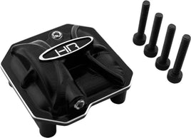 Aluminum AR44 Axle Diff Covers Black Axial SCX 2