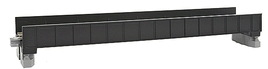 Single-Plate Girder Bridge - 7-5/16" 186mm -- Black KAT20454