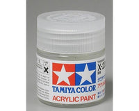 Glass jar of Tamiya color acrylic paint. 