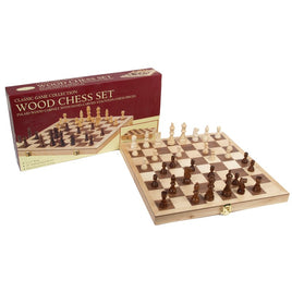 15" Wood Chess Set