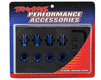 Wheel Hub Set 17mm Short Blue Slash 4WD