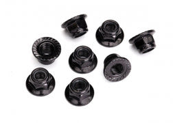 Nuts, Flanged 5mm Nylon Locking