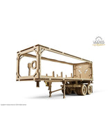 Wooden Trailer for Heavy Boy Truck VM-03 Mechanical Model Kit