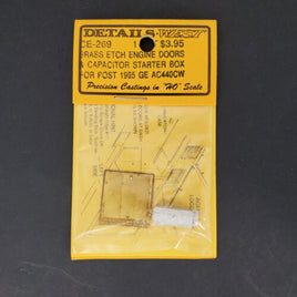 Brass Etch Engine Doors & Capacitor Starter Box