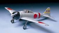 Mitsubishi A6M2 Zero Fighter (1/48 Scale) Plastic Aircraft Model Kit