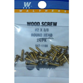 #2x3/8 Round Head Wood Screw