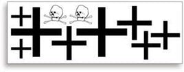 German Crosses Decal